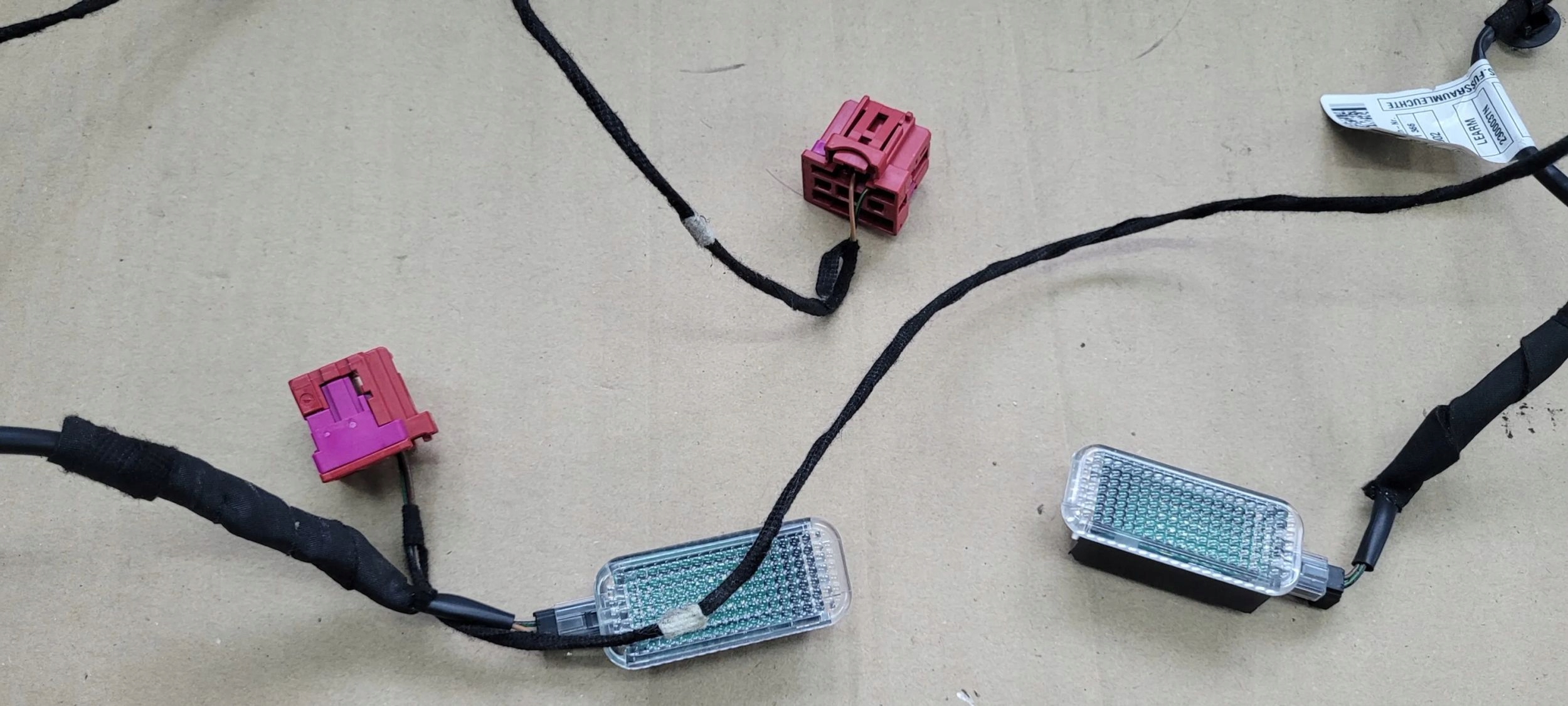 A6 C7 4G bundle wiring seats front diodes LED 4E0945415A