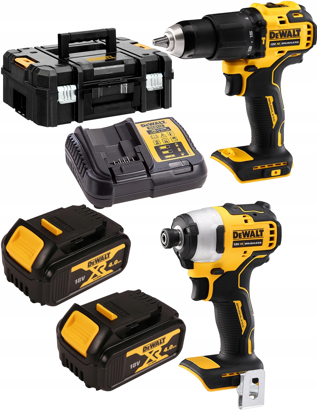 

DeWalt DCK2062M2T wkrętarka DCD709 DCF809 2x4Ah