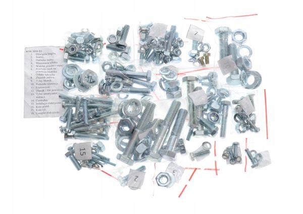 5576 - Винты оцинковка кузова WSK 125 B3 однокамерный