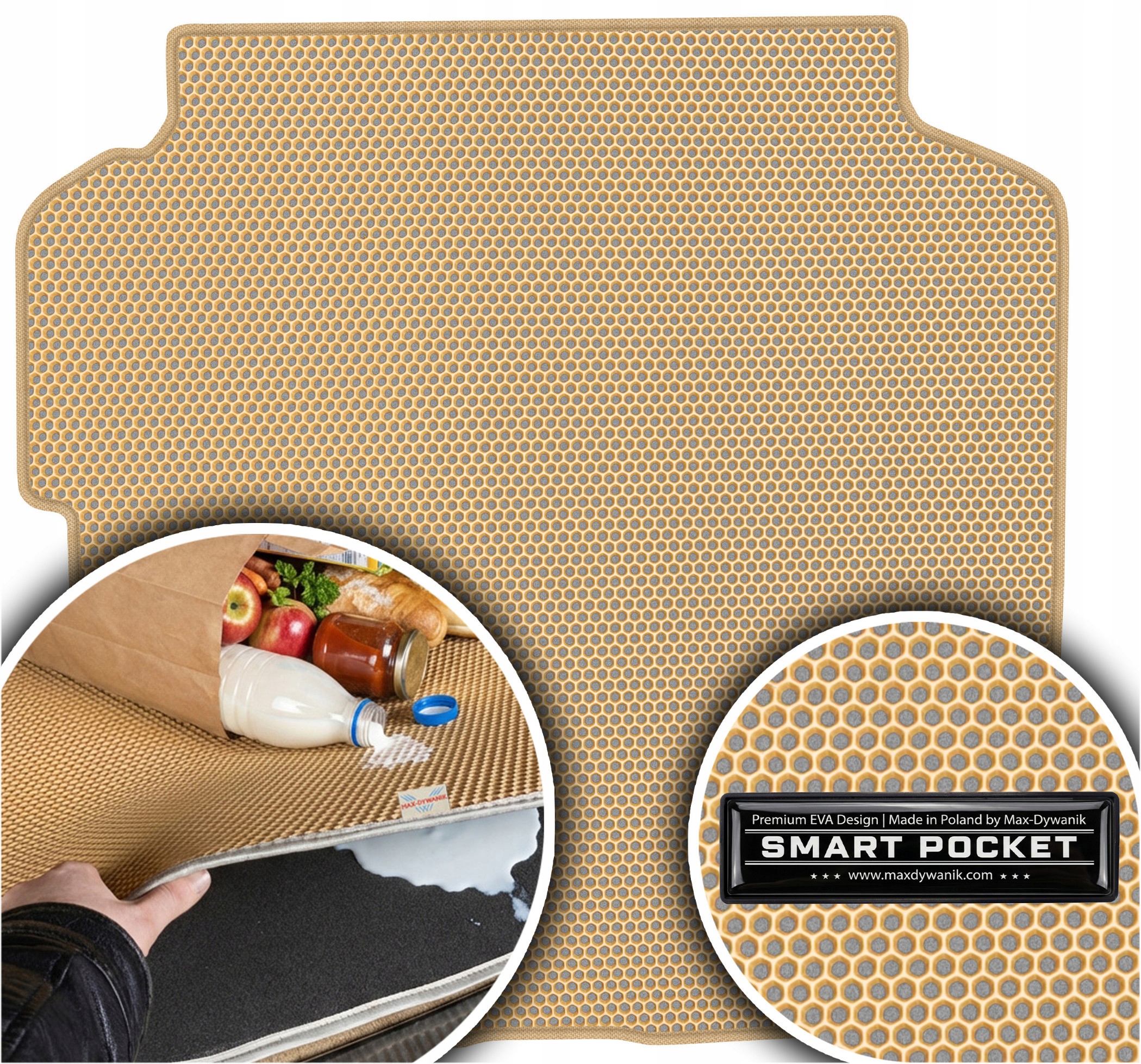 Volvo S80 I Sedan 1998-2006 Vložka do batožinového priestoru Eva Smart Pocket Béžová