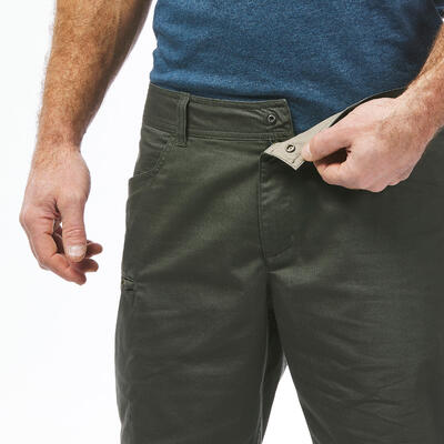 Spodenki turystyczne męskie Quechua NH500 Regular Materiał dominujący bawełna