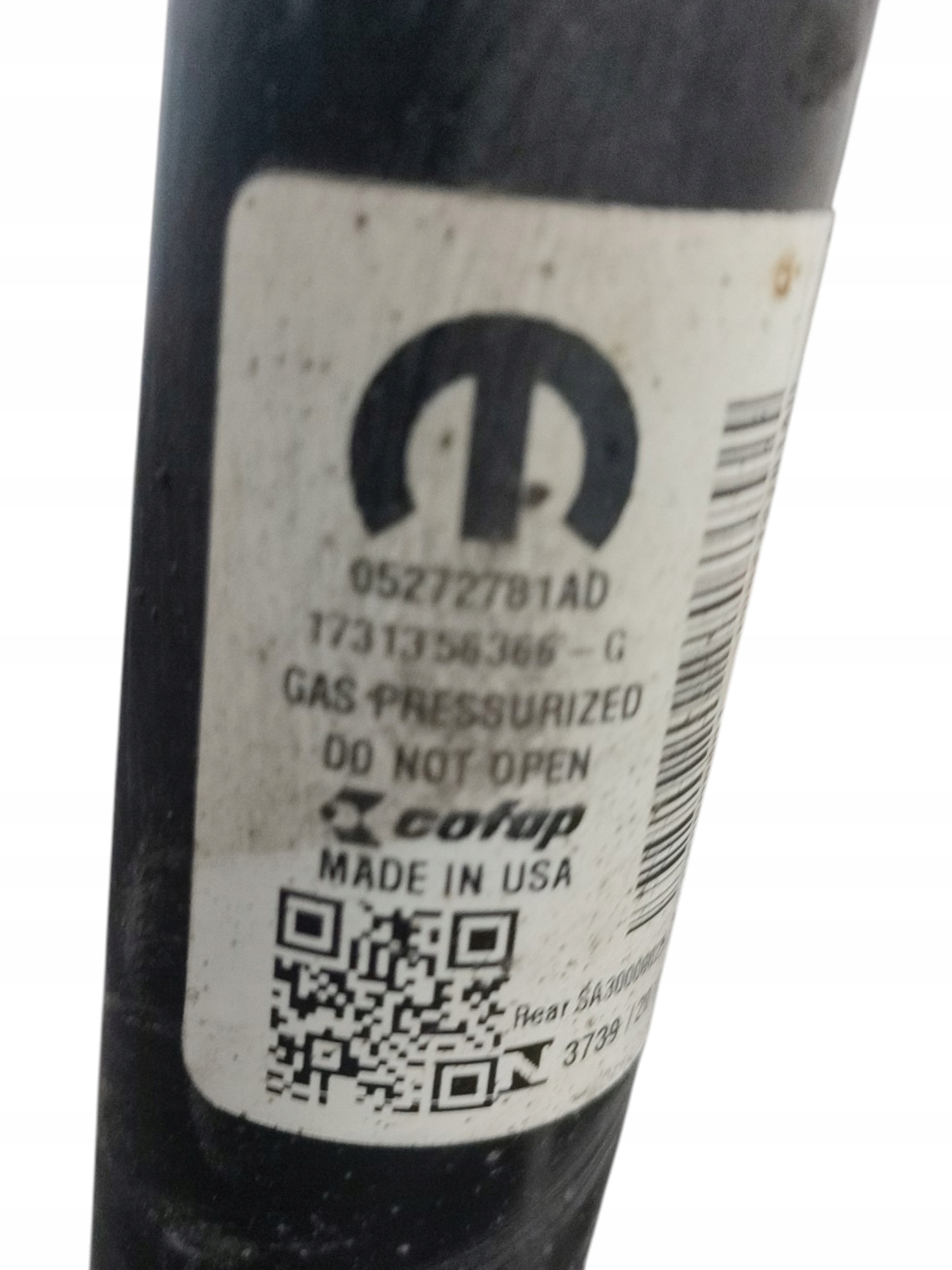 swing right rear part CHRYSLER 200C (2014-2016) 3.6 V6 295KM 05272781AD