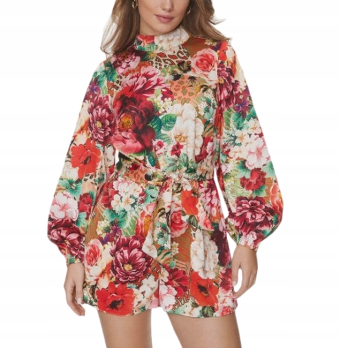 Guess S Květinovým Potiskem A Dlouhým Rukávem M 2CA