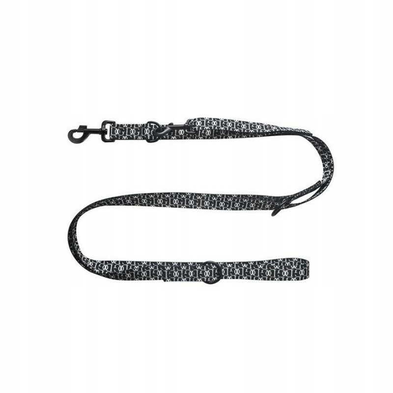 

Chaba Smycz regulowana fashion czarna 2,5-130cm