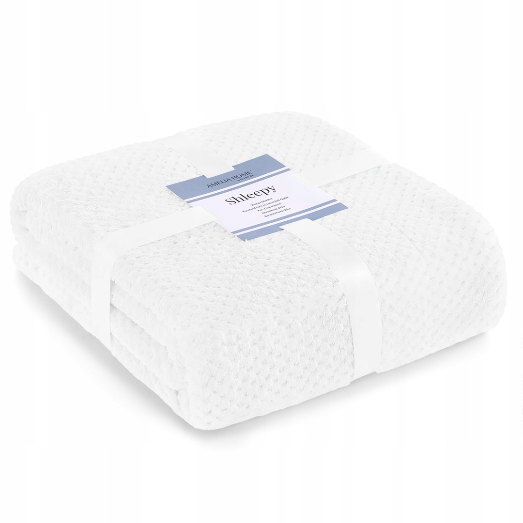 

AmeliaHome Ciepły Koc Shleepy biały 220x240