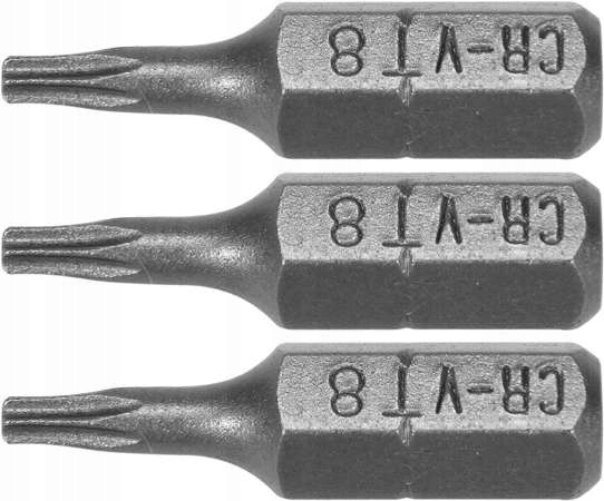 

Sthor Bity 1/4"X25 MM Torx T8 3 Szt
