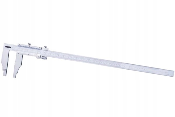 Suwmiarka noniuszowa 0-600mm/0-24" 0.02mm/0.001", półwałkowe szczęki pomi