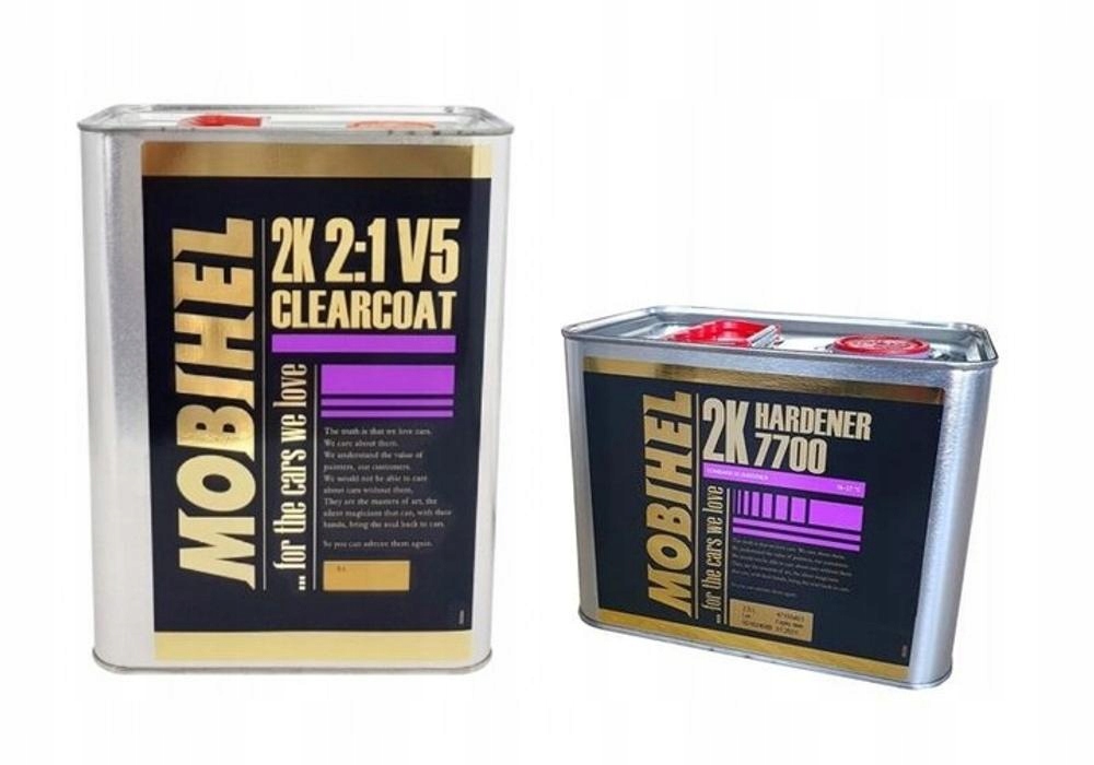 LAKIER BEZBARWNY MOBIHEL V5 POŁYSK Z UTW 7,5L STANDARD
