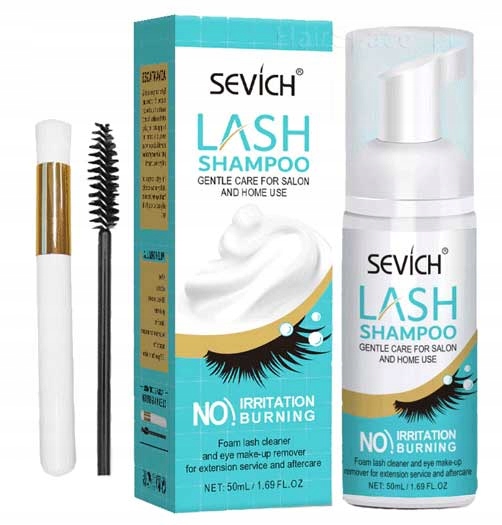 Szampon w Piance do Mycia Rzęs Sztucznych + Gratis