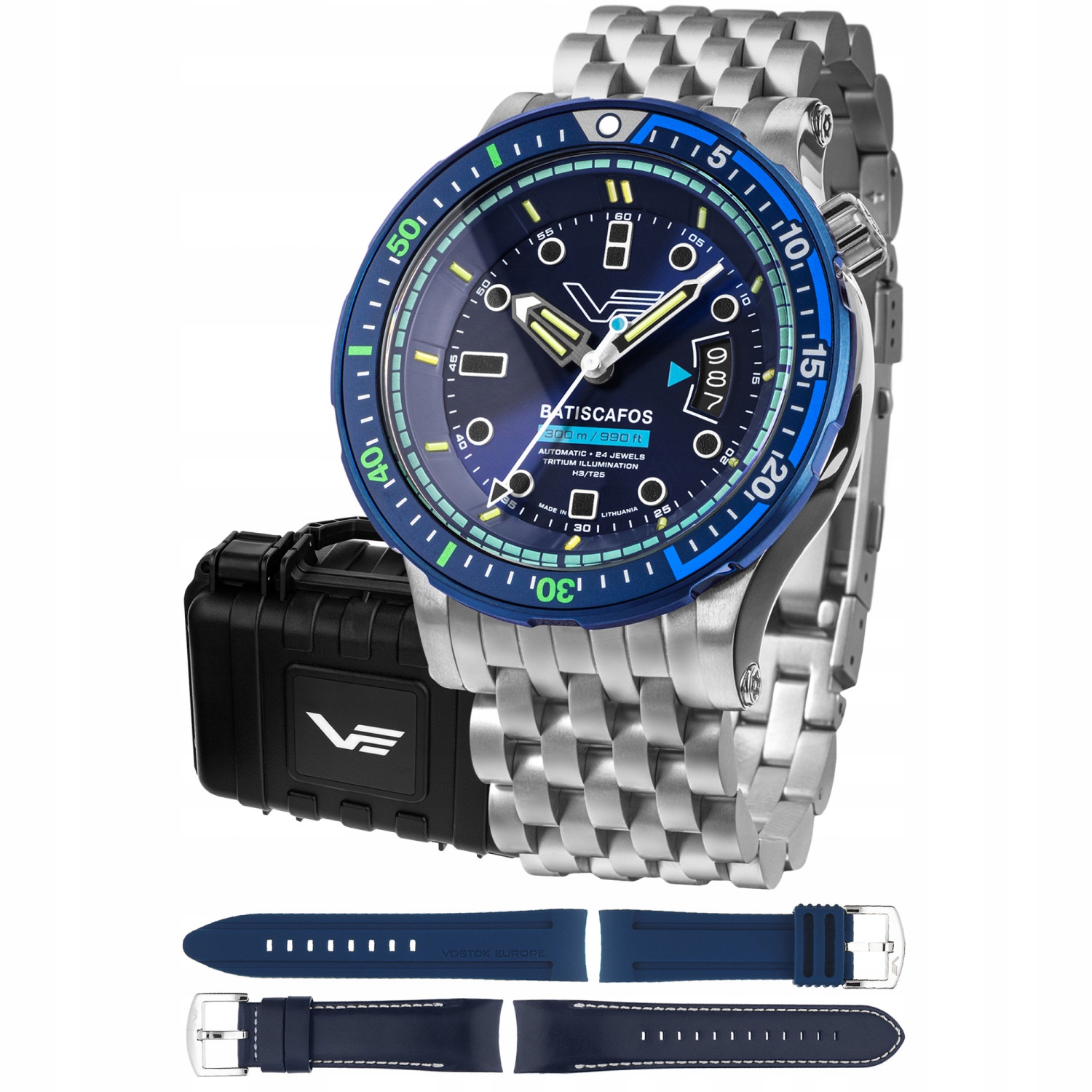 Pánské Hodinky Vostok Europe NH35A-511E768B stříbrný náramek