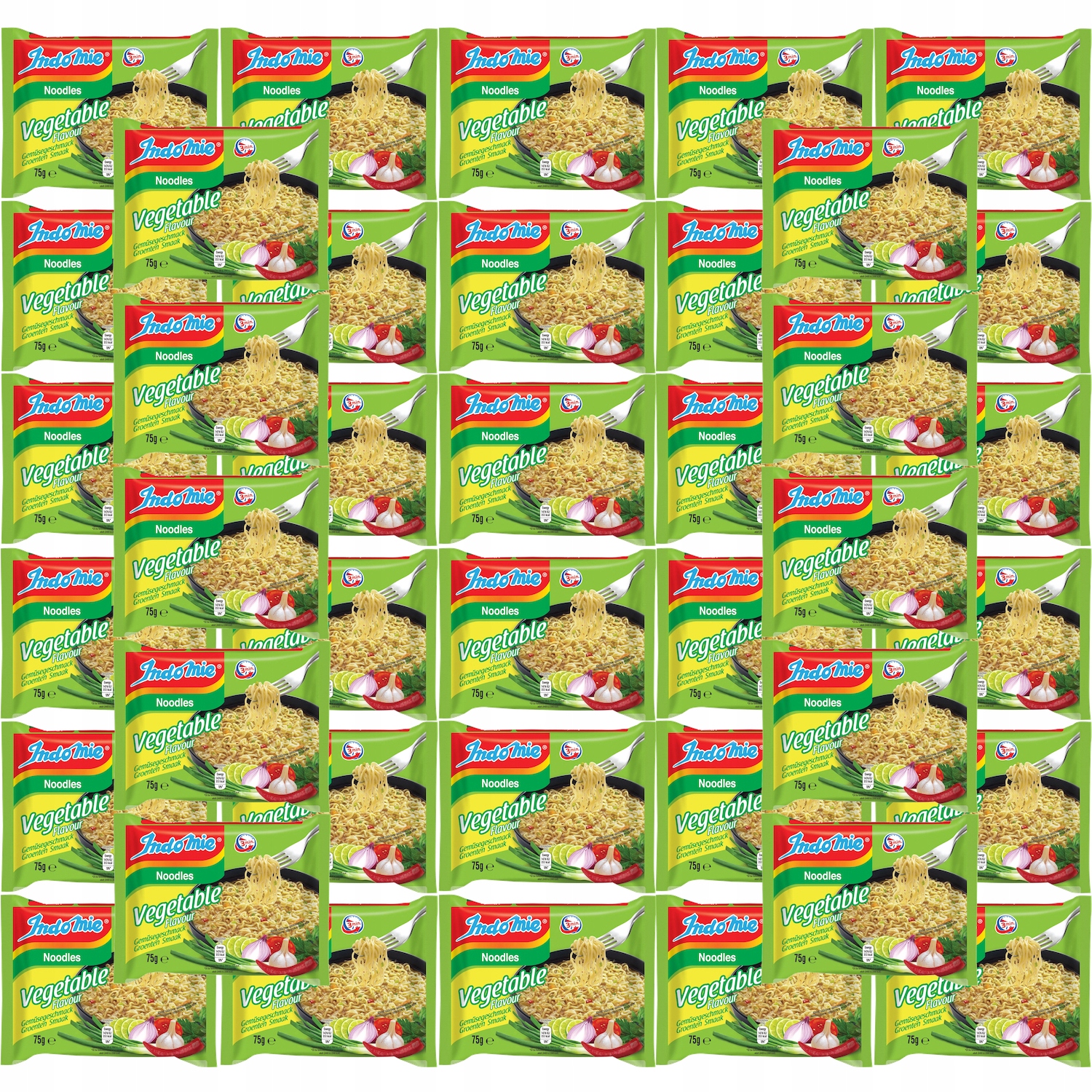 Karton Těstoviny Instantní zeleninová polévka s limetkou Vegetable 40x75g Indomie