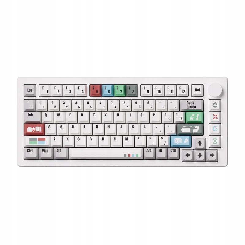 Klawiatura Mechaniczna Akko x MonsGeek M1 V5 Via Recycling Aluminium Botany