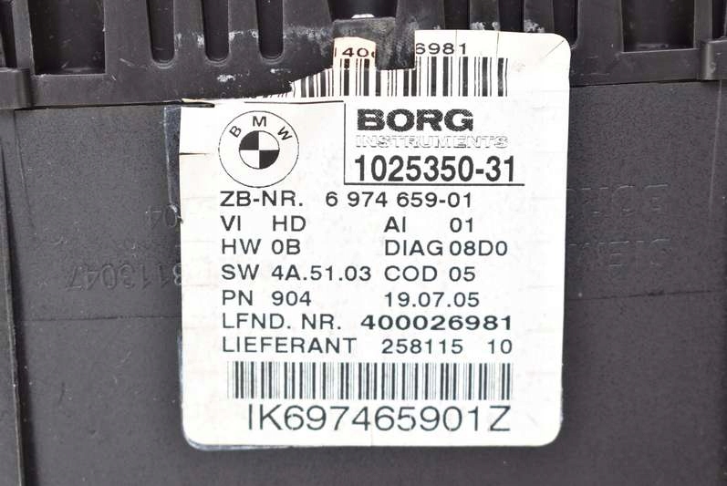 dials dials EU 6974659 BMW E90 E91 2.0 D 163 KM 04-10