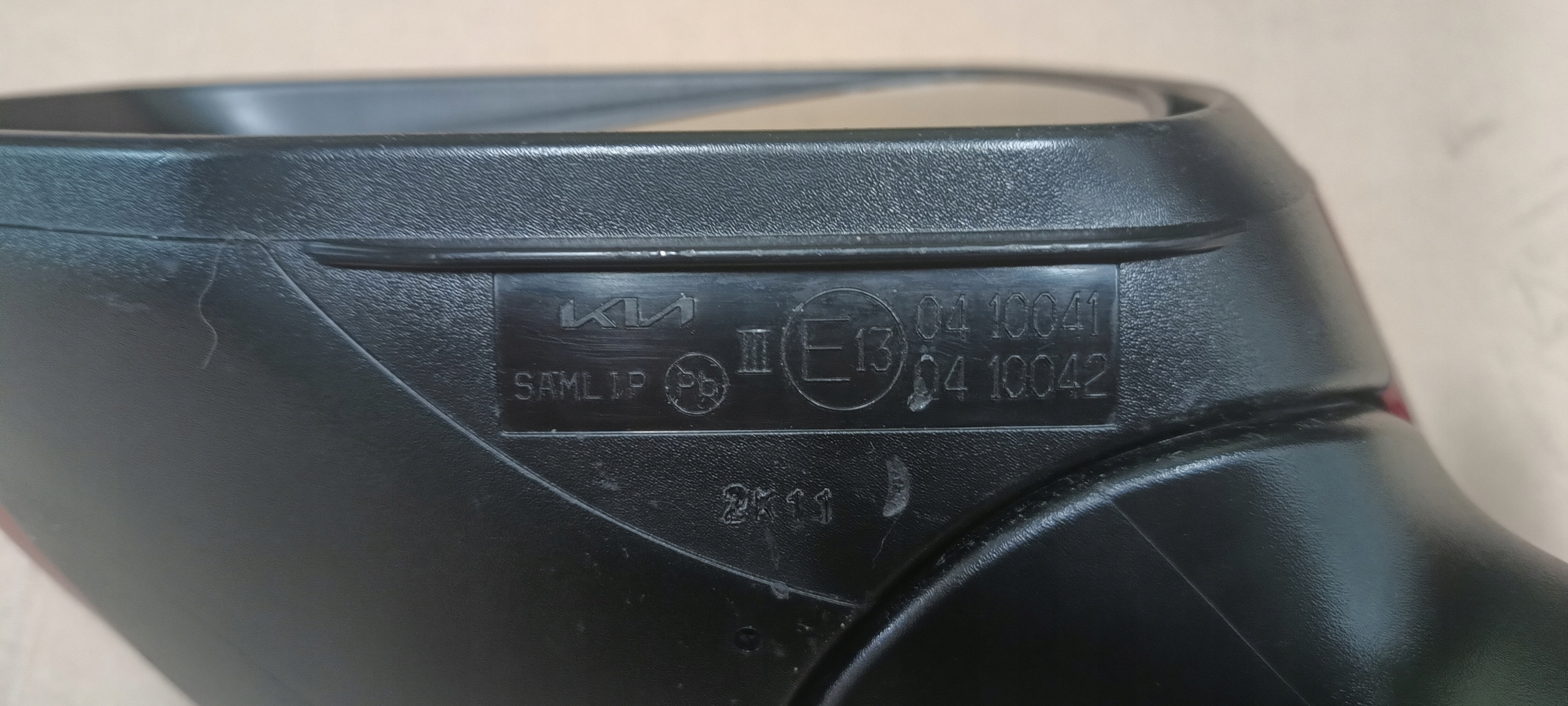 KIA SPORTAGE V mirror left 10-PIN ASYSTENT original