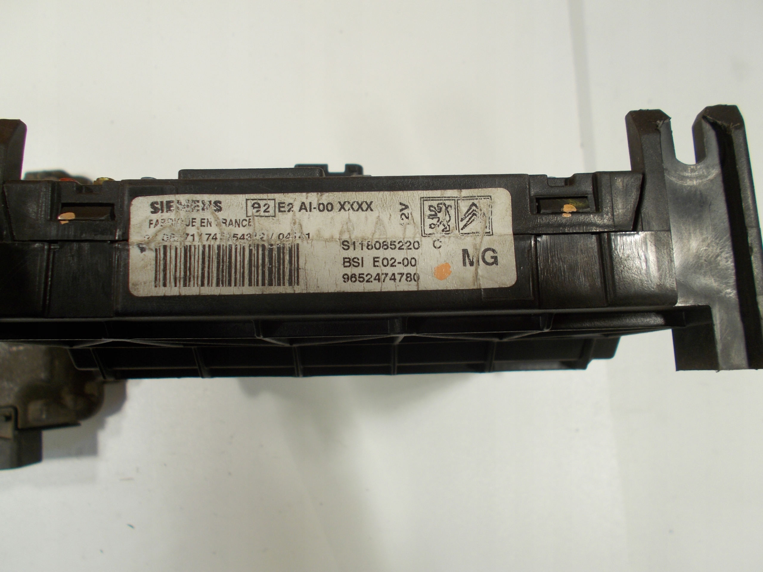 computer KPL. running board IMMO PEUGEOT 206 HDI 0281011089 9653202580