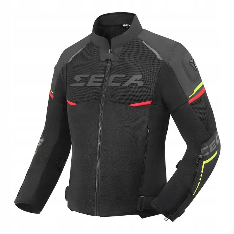 Bunda Seca Airflow III Black/red/fluo čierna červená žltá fluo Darčeky