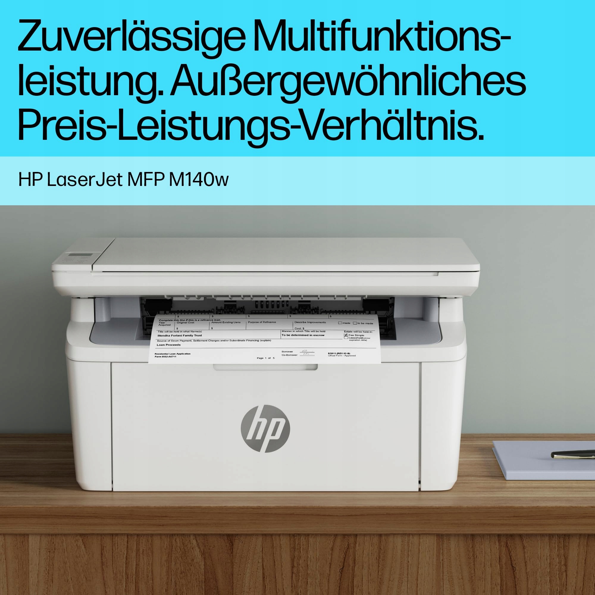HP LaserJet MFP M140w wielofunkcyjna drukarka laserowa WI FI — miniatura 7