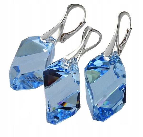 Krystaly Komplet Sapphire Stříbro