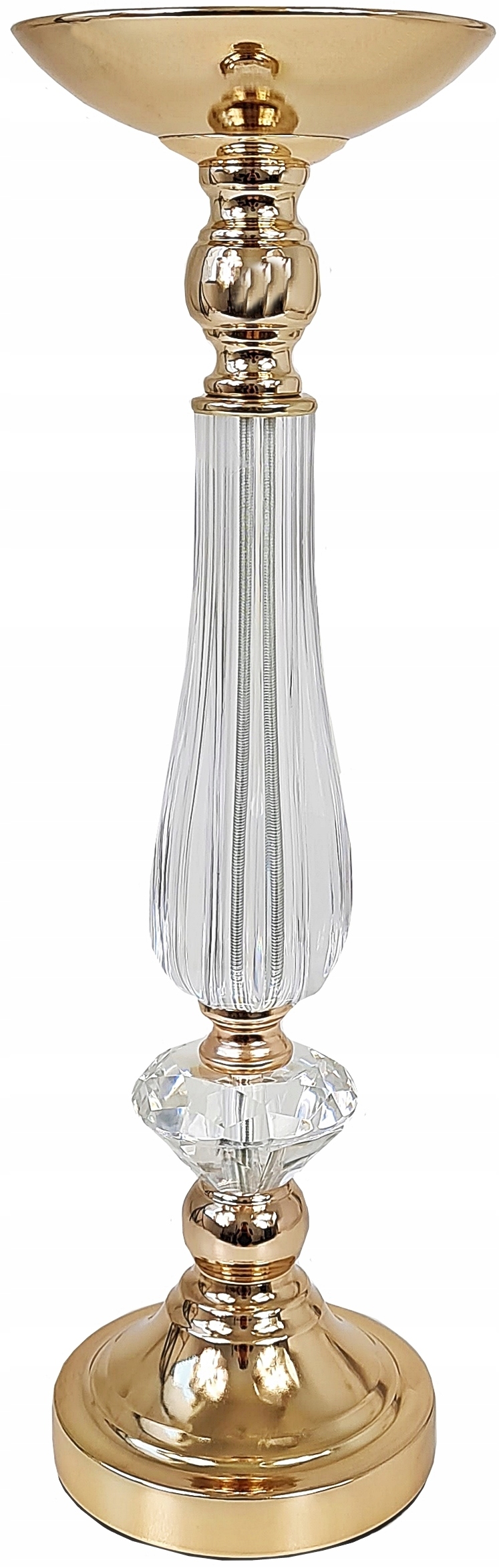 Postument Květinový Stojan Na Květiny 46 cm Zlatý