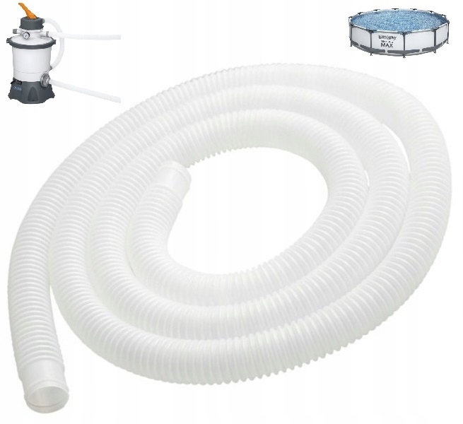 WĄŻ RURA RURKA BASENOWA 300cm DO POMPY FILTRUJĄCEJ do BASENU BESTWAY 32mm