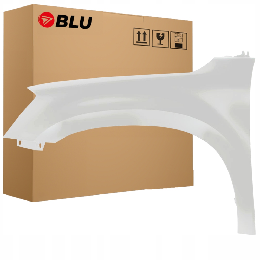 Blu Blatník Škoda Yeti 5L LF8L levý stříbrný 09-13 přední StahlGrau