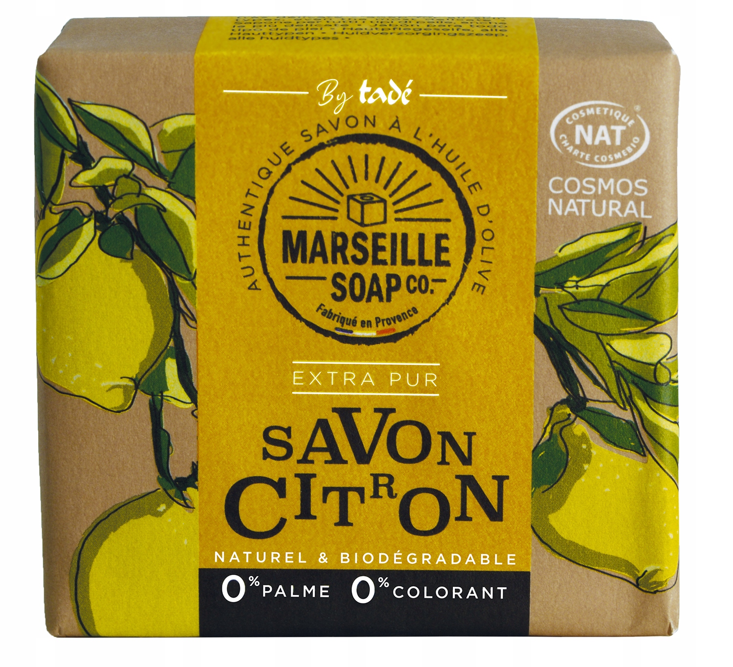 

Tadé Mydło Marsylskie Cytryna Cosmos Natural 100g