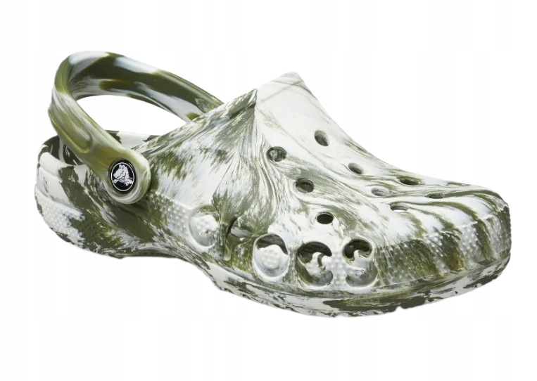 Žabky unisex Crocs Baya Marbled Clog zelené 37-38 Eu