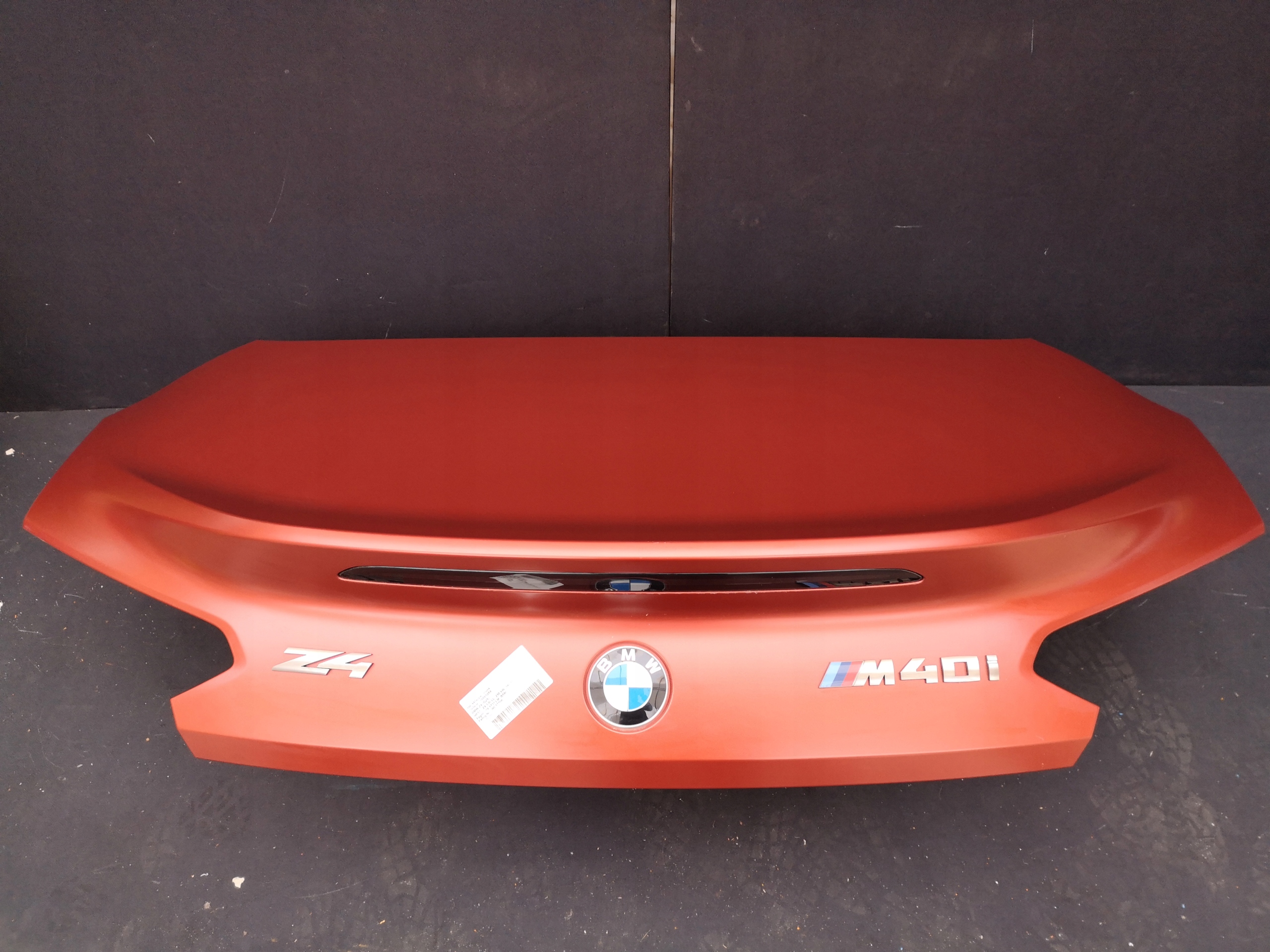 KLAPA TYŁ BMW Z4 G29 M C41 FROZEN ORANGE METALLIC
