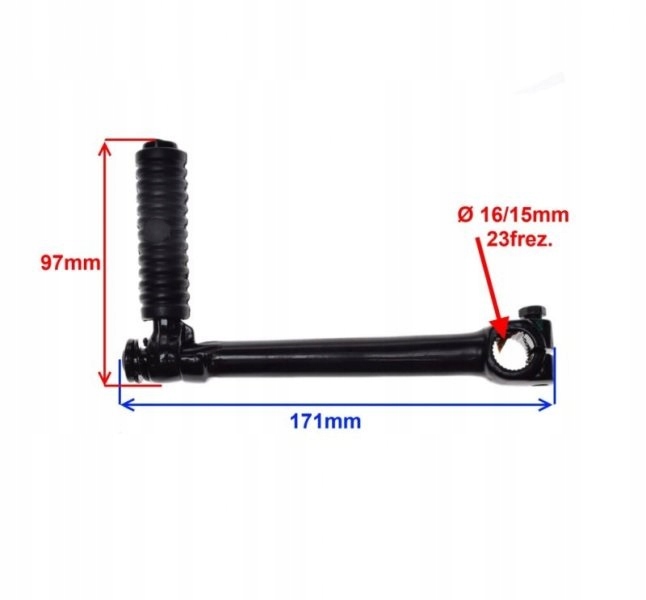 Kopniak dźwignia kopniaka Cross PitBike MRF XY 140 Producent inny