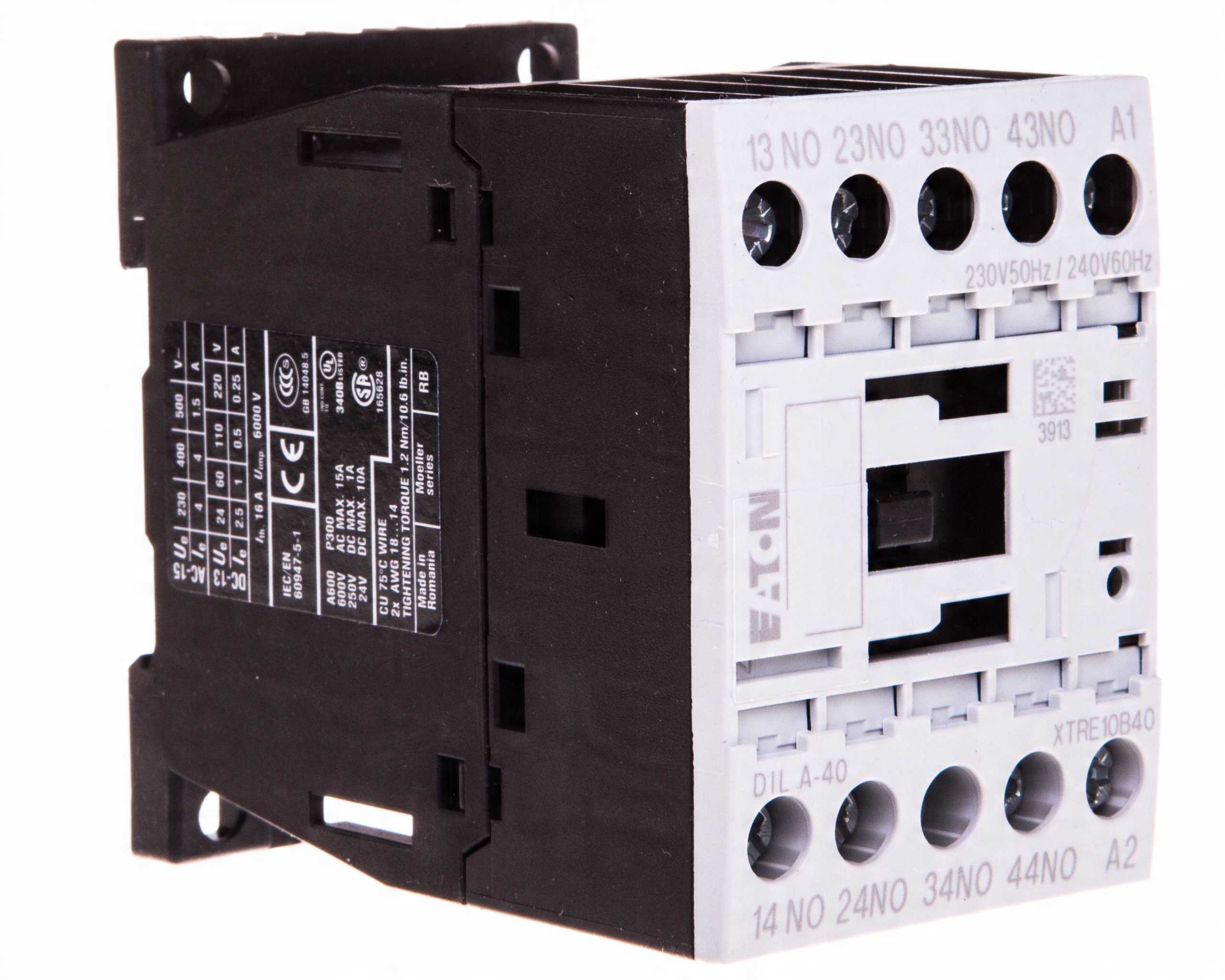 

Stycznik pomocniczy 4A 4Z 0R 230V ac/dc DILA-40 27