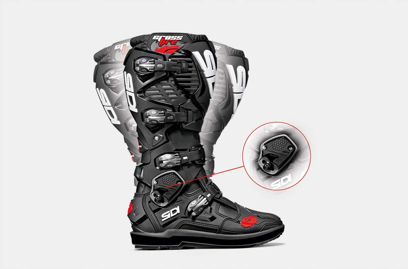 SIDI buty Crossfire 3 SRS pomarańczowo białe 44 Model CROSSFIRE 3 SRS