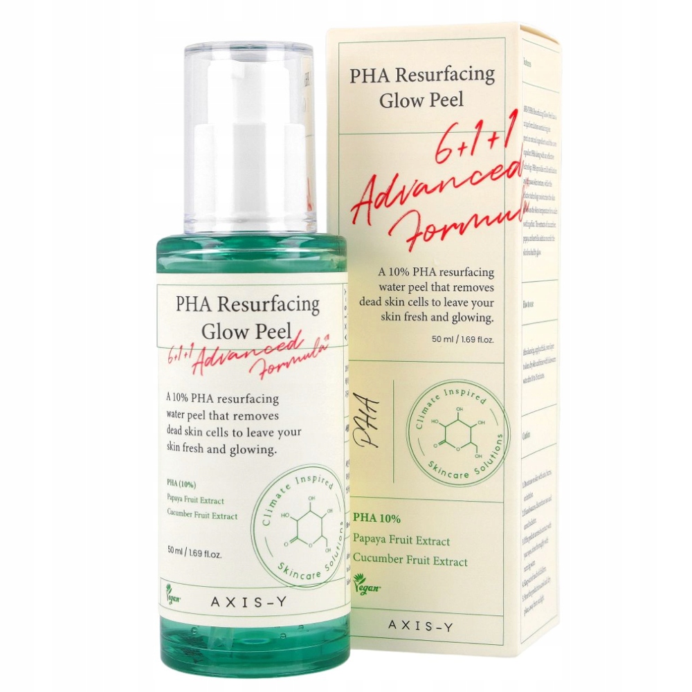Axis-y Pha Resurfacing Glow Peeling Gelový peeling na obličej 50 ml