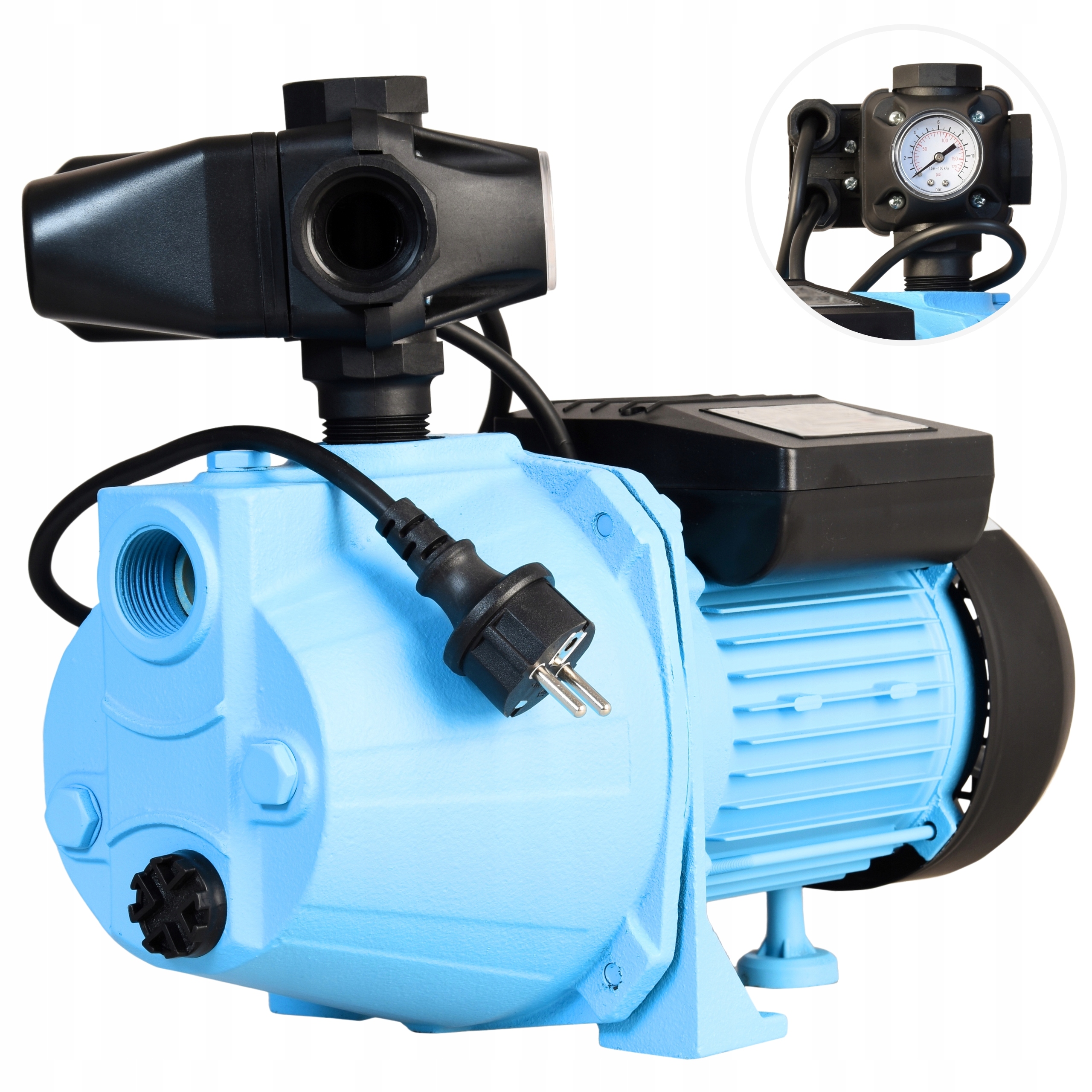 Tichá Malá Vodní Pumpa 370 W 42 L/min S Moderním Příslušenstvím Pro Hydrofor 3V1