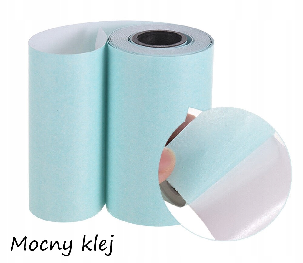 PAPIER SAMOPRZYLEPNY ROLKI WKŁADY DO DRUKUŚ APARATU KOLOROWE BIAŁE 10 SZT Producent Inna