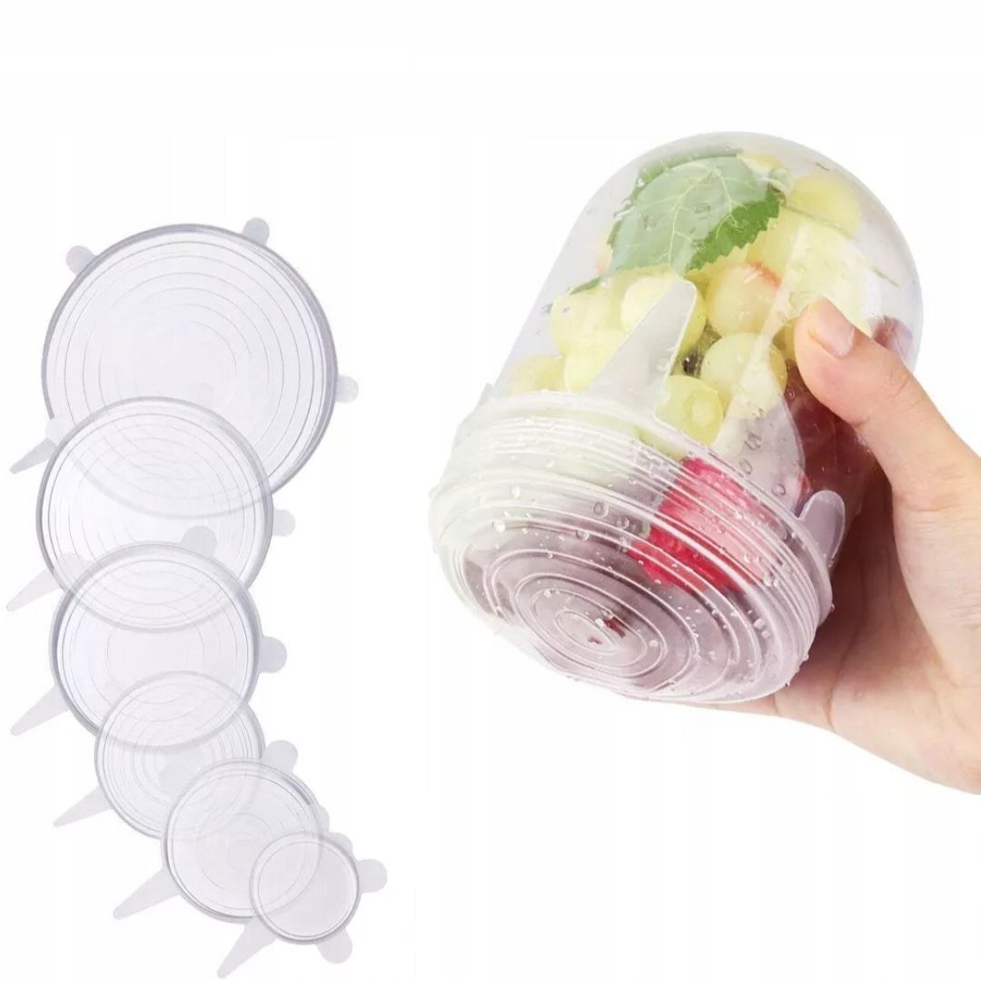 

Pokrywki Silikonowe Uniwersalne Do Żywności 702