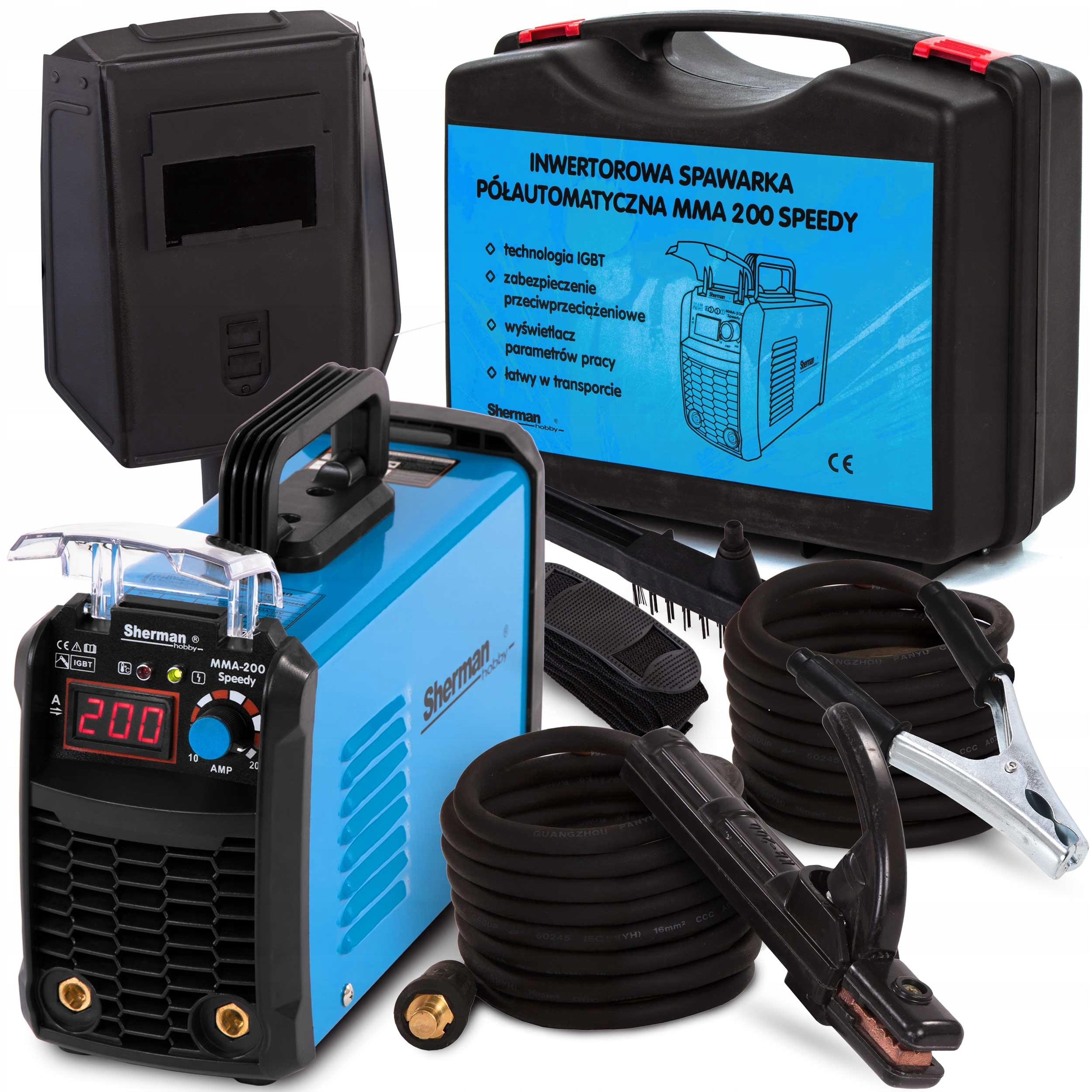

Spawarka Mma Inwertorowa Elektrodowa 200A Sherman