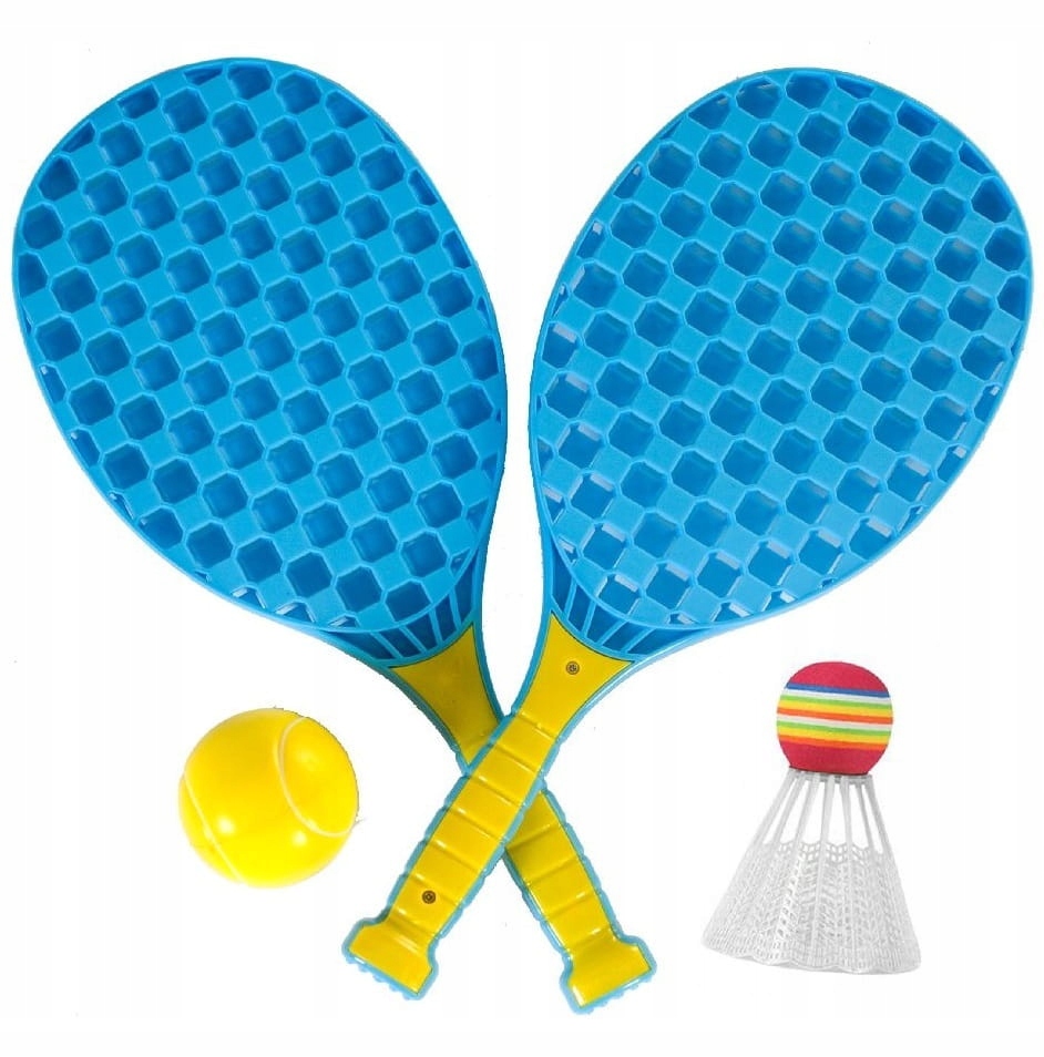 BADMINTON ZESTAW RAKIETKI PLAŻOWE PALETKI LOTKA