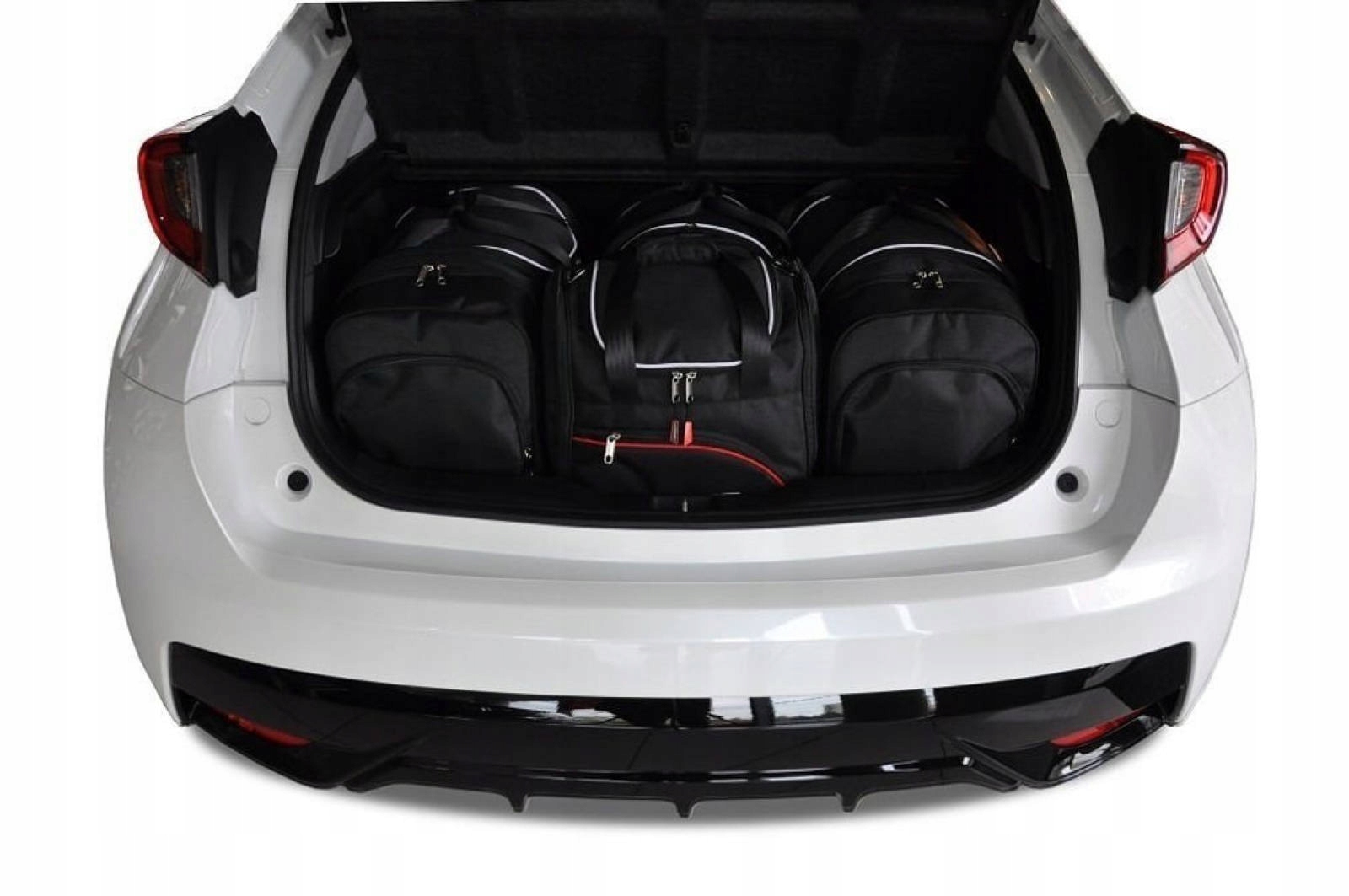 J&j Automotive Sada 4ks cestovných tašiek Sport pre Honda CIVIC Hatchback