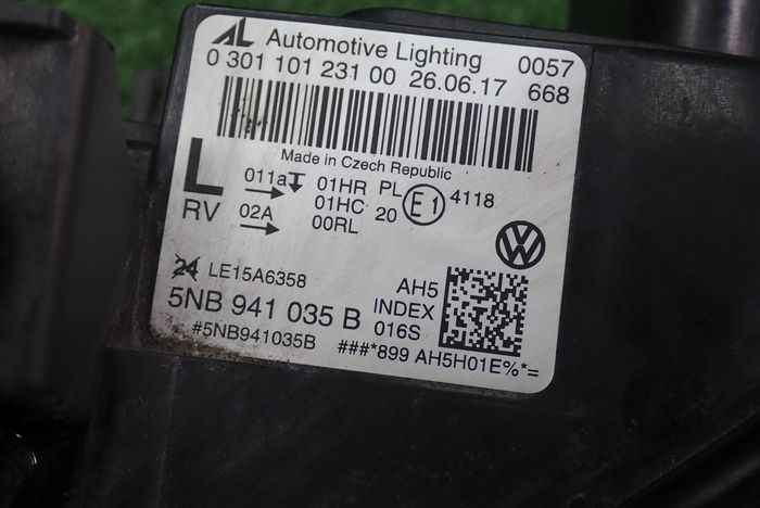 VW TIGUAN II FULL LED 15- reflektor left light left
