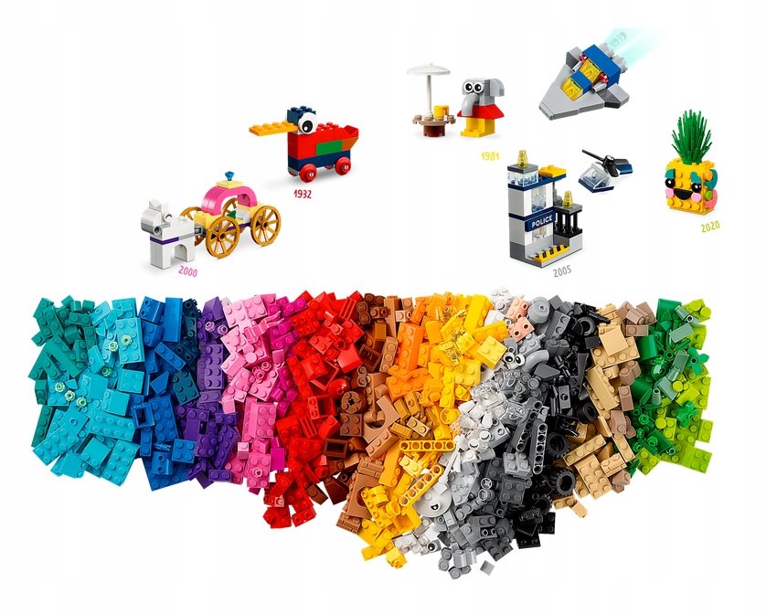 LEGO 11021 CLASSIC - 90 LAT ZABAWY Marka LEGO