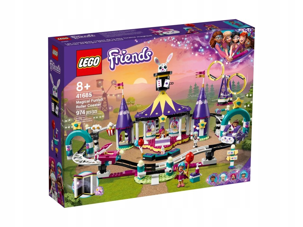 Lego Friends 41685 Kouzelné veselé městečko s horskou dráhou Nové