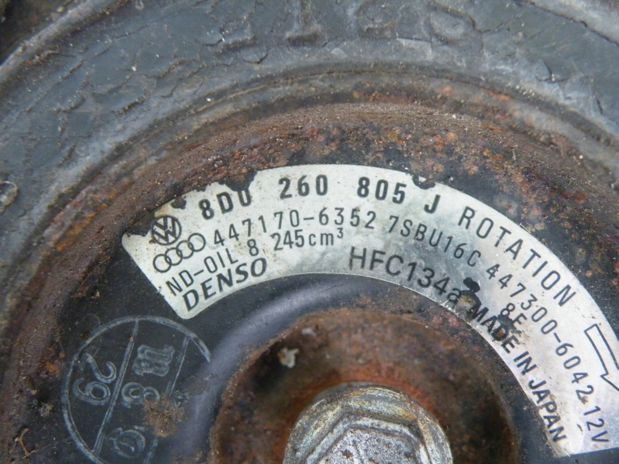 vw PASSAT B5 FL 1.9 tdi компрессор кондиционера