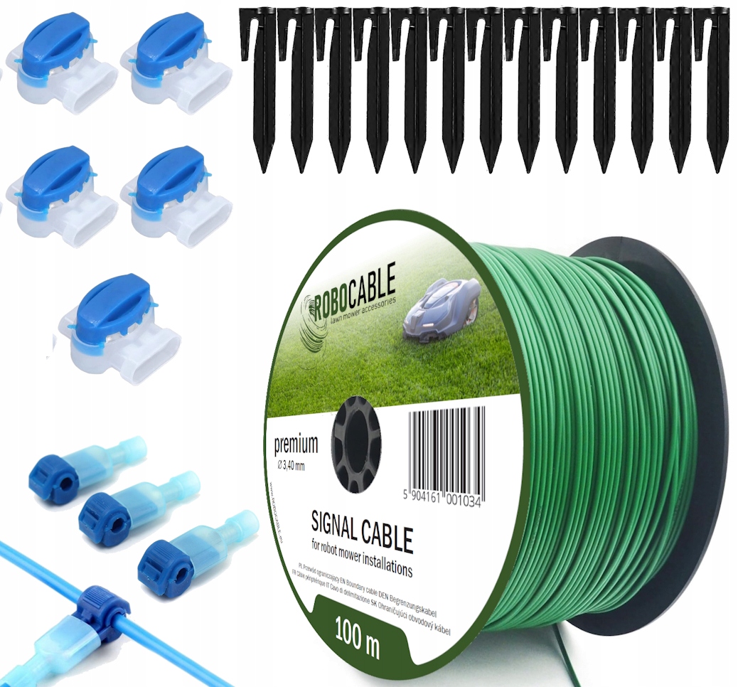 Kabel pro omezení sekačky Sada 100 m Robocable 3,4 mm