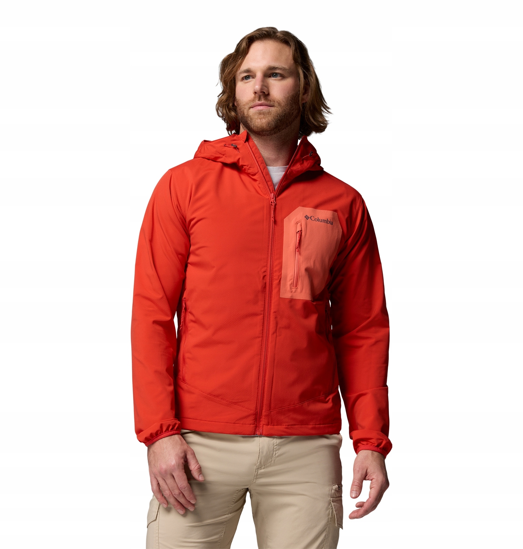 Kurtka męska Columbia Tall Heights III czerwona 2155181845 r L