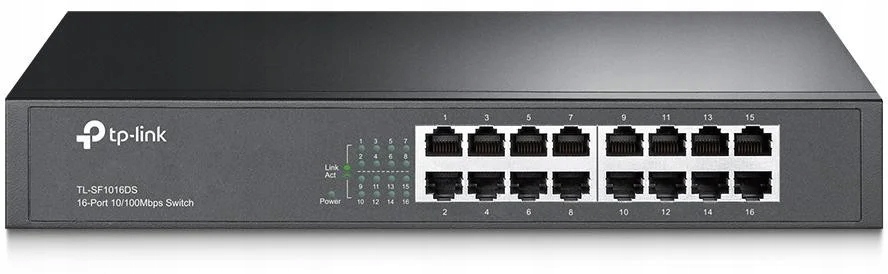 Switch TP-Link TL-SF1016DS Fast Ethernet, 16 portów