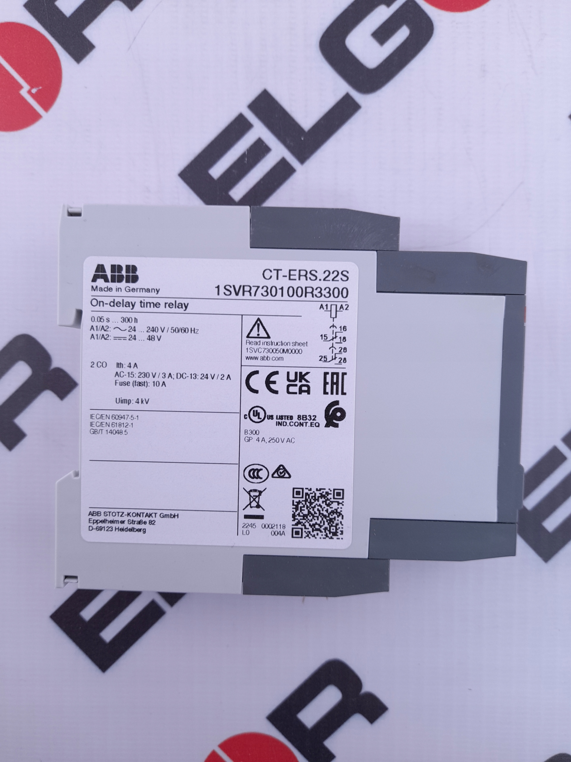 Przekaźnik ABB 1SVR730100R3300 CT-ERS.22S Marka ABB