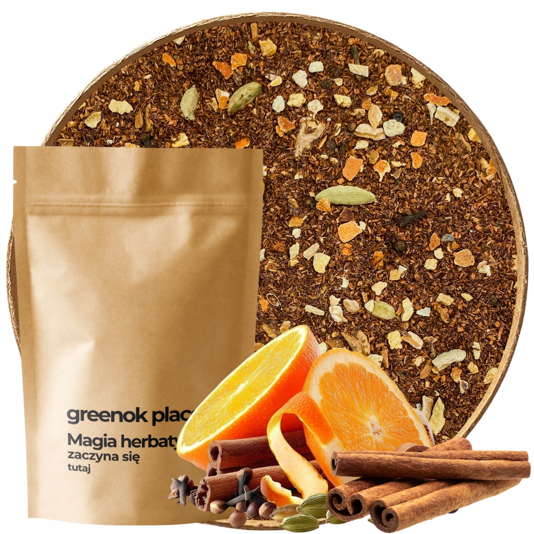 Svařený Rooibosový Čaj 1000g hřejivý skořicový dárek Přírodní