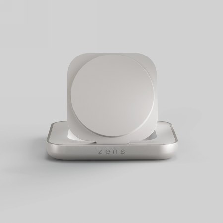 Zens Magnetický Nightstand Charger – nabíjačka Qi2 15W (biela)