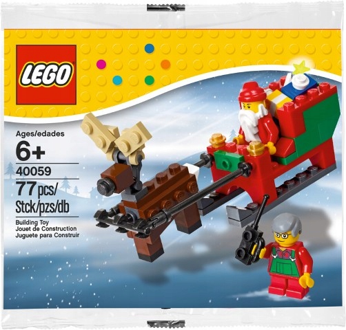 nový 40059 Lego Exclusive Saně svatého Mikuláše Misb 2013
