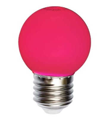 SPECTRUM LED ŻARÓWKA LED KULKA E27 CZERWONA